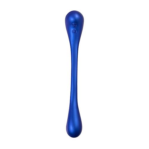 LEroina APP Inefy ok Fonksiyonlu Uygulama ve Kumanda Kontroll Silikon Vibratr  Mavi, 26,5 cm