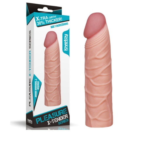 X-LARGE 3 CM Dolgulu Realistik Penis Klf Uzatmal