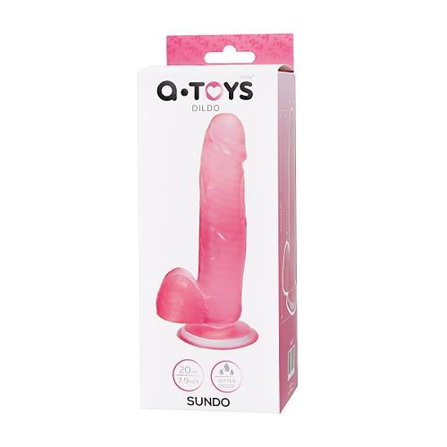 A-Toys by RED Jel Dildo Sundo, TPE, pembe, 20 cm