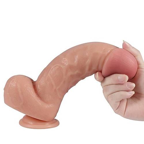 BigMen Kaln Penis Et Dokusu Sper Gereki Realistik Dildo 22 CM