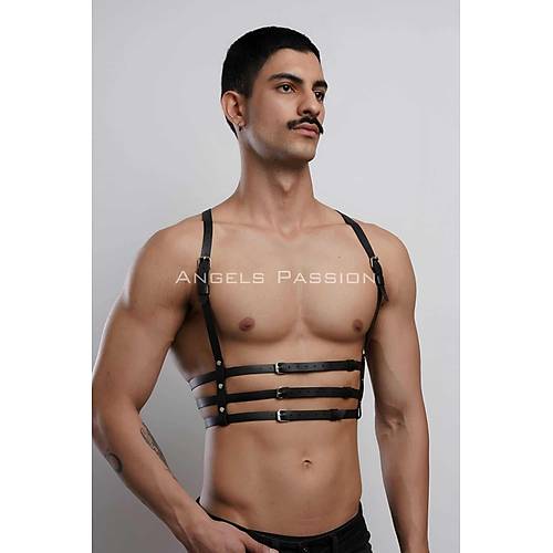 3 Sral Erkek Gs Harness, k T-Shirt zeri Aksesuar - APFTM107