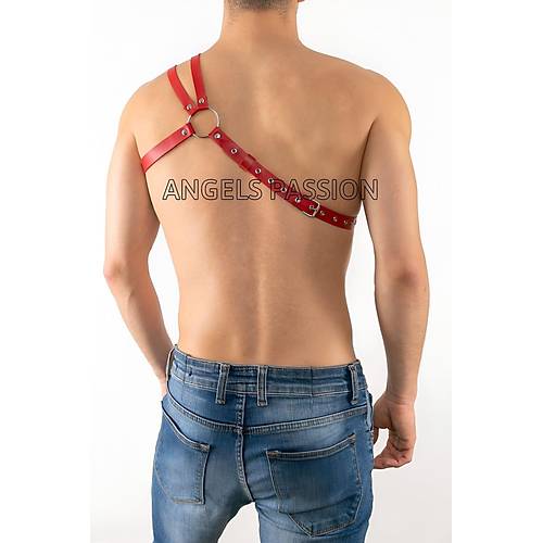 Deri Erkek Kol ve Omuz Harness, Tek Omuz Erkek Harness - APFTM20