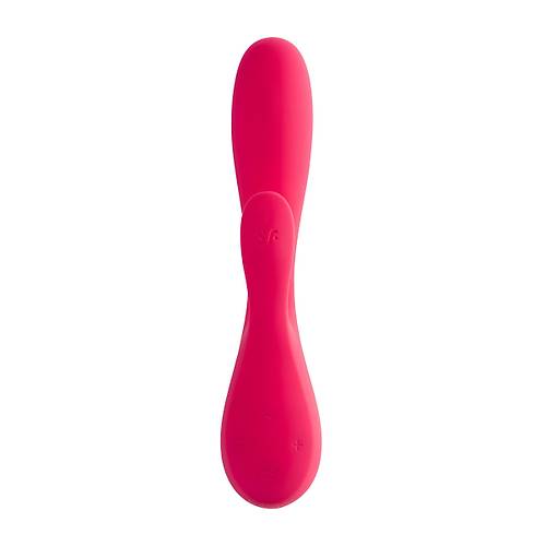 Satisfyer Mono Flex Connect App Red Vibratr, silikon, krmz, 20,4 cm