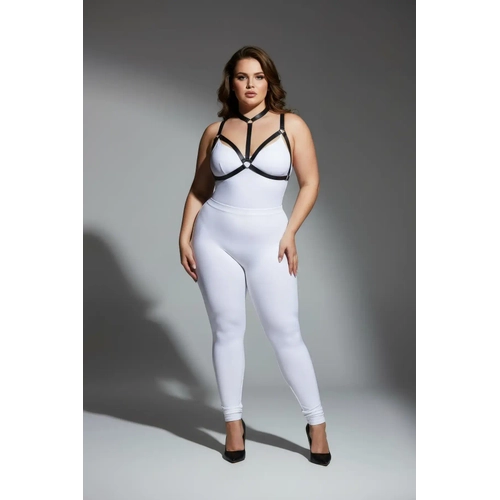 B�y�k Beden Siyah Kad�n Lastik Harness ��k V�cut Aksesuar� - APFT93