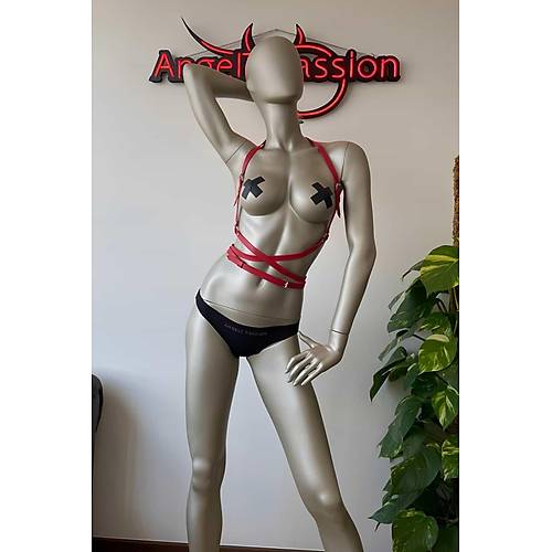 Krmz  Giyim zel Harness