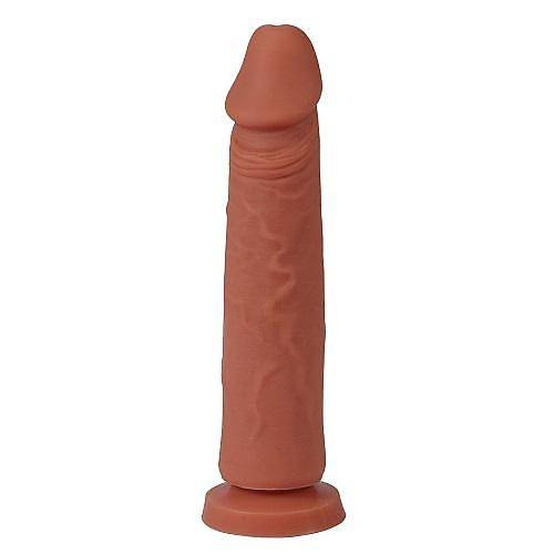 Hunt 22 CM Gl Vantuzlu Damarl Tam Realistik Penis Anal Dildo