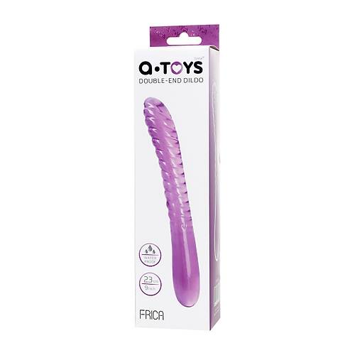 A-Toys by RED ift Tarafl Jel Dildo Frica, TPE, mor, 23 cm