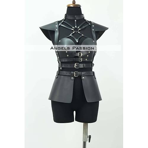 Deri Elbise Harness, Deri Etek ve Gs Elbise - APFT1371