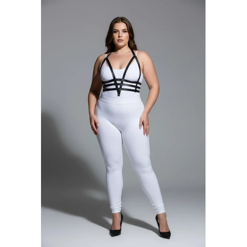 B�y�k Beden Siyah Kad�n Deri Harness Tak�m Ayarlanabilir Estetik Tasar�m - APFT237