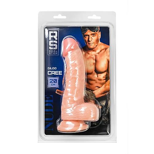 RealStick plak Cree, PVC, et, 20 cm, gereki yapay penis