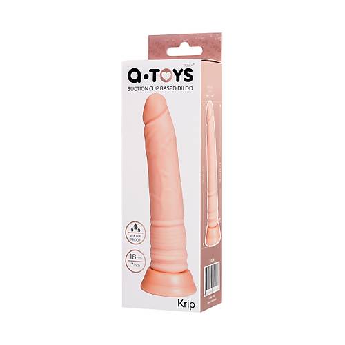 A-Toys by RED  Krip Realistik Dildo, TPE, Ten, 18 cm