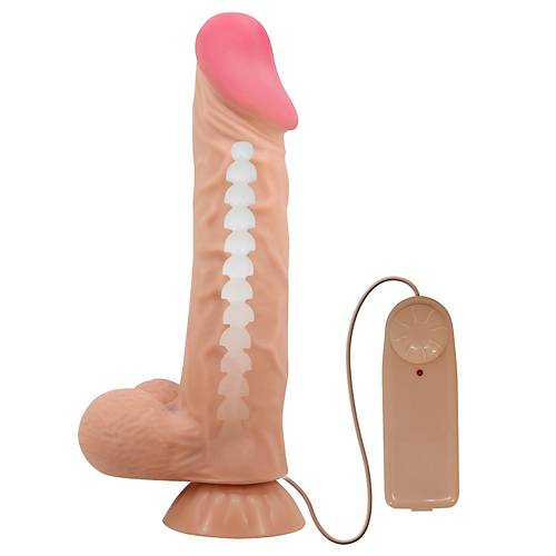 Kayan Cilt Serisi Titreimli 24 cm Kkrdakl Realistik Penis Damarl Dildo