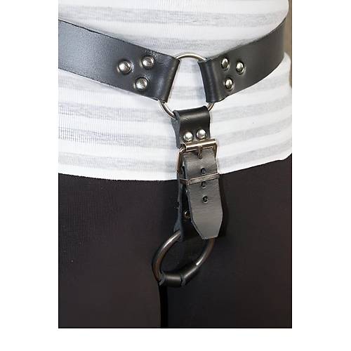 Erkek zel Blge Deri Harness - APFTM25