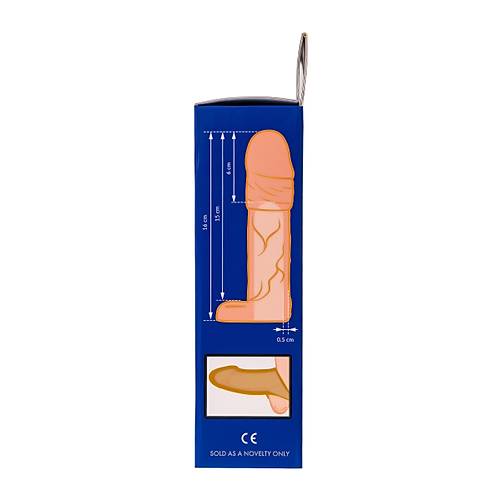 XLover by TOYFA Penis Klf  Boyut Artrc, TPE, Ten Rengi, 16 cm