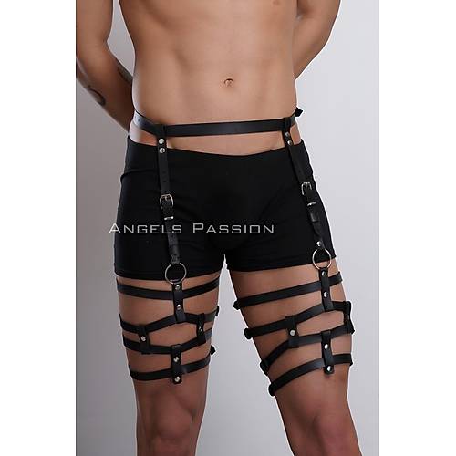 Erkek Bacak Harness, Bacak Kemer ve Bacak Aksesuar, Tarz Erkek Bacak Kemer - APFTM173