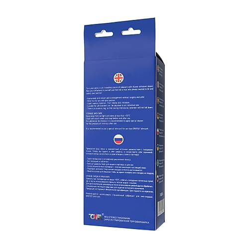 ToyFa XLover Increase+ Byte bal, Halka ile, TPE, transparan, 14 cm