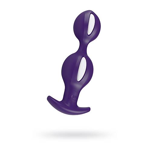 Fun Factory B BALLS Anal Plug, silikon, mor, 13 cm