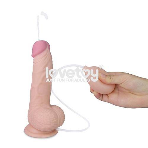 Su Fkrtmal Realistik Penis 18CM Testisli Vantuzlu Dildo