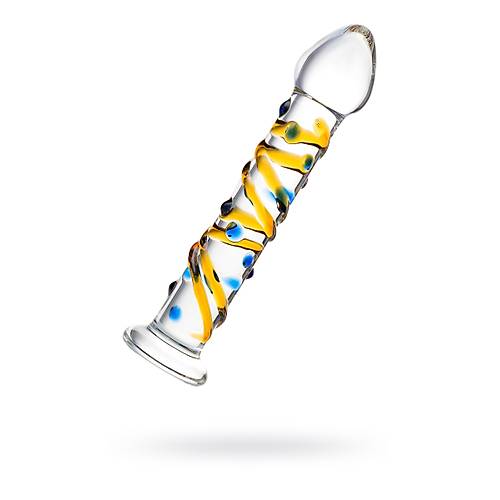 Sexus Glass Cam Dildo, effaf, 17,5 cm