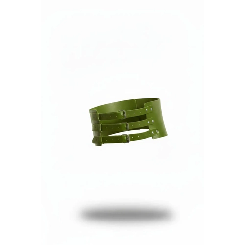 Ye�il Kad�n Kemer Kal�n �� Tokal� Korse Detayl� - APFT624