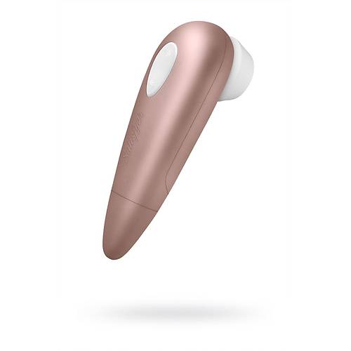 Satisfyer Number One Vakum Dalgas Klitoral Vibratr, ABS plastik, pembe, 14 cm