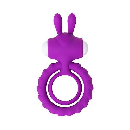 JOS GOOD BUNNY Penis Halkas, silikon, mor, 9 cm