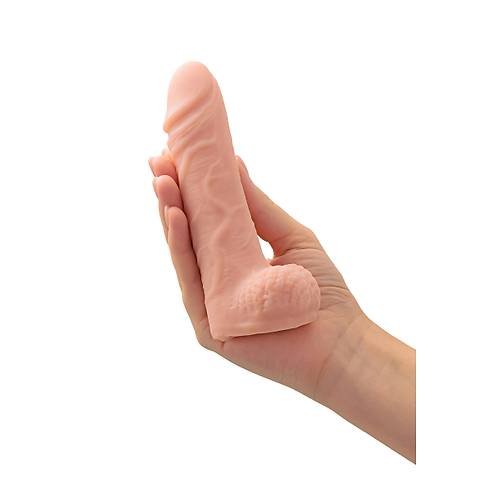 XLover by TOYFA Penis Klf  Boyut Artrc, Skrotumlu, TPE, Ten Rengi, 16 cm