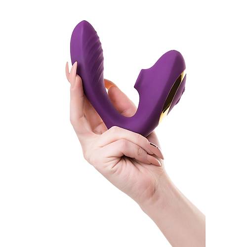 L'ERONA by TOYFA Mave Vakumlu Vibratr, silikon, mor, 14 cm