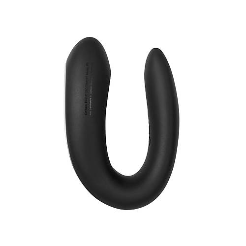 Satisfyer Double Fun Black iftler in Mini Vibratr, silikon, siyah, 18 cm