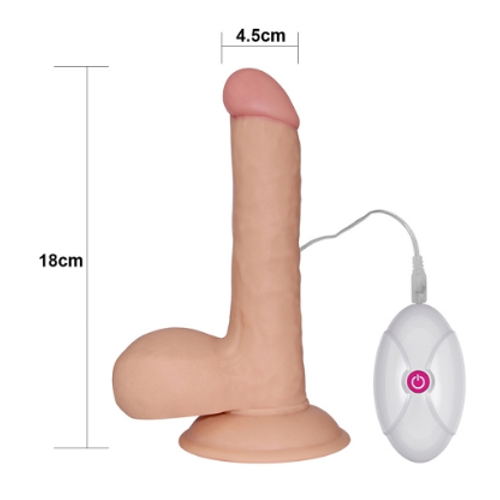 LOVETOY UR3 Yeni Nesil Titreimli 19 cm Realistik Vibratr Dildo