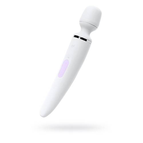 Satisfyer Wand-er Woman Vibratr, ABS plastik, beyaz, 34 cm