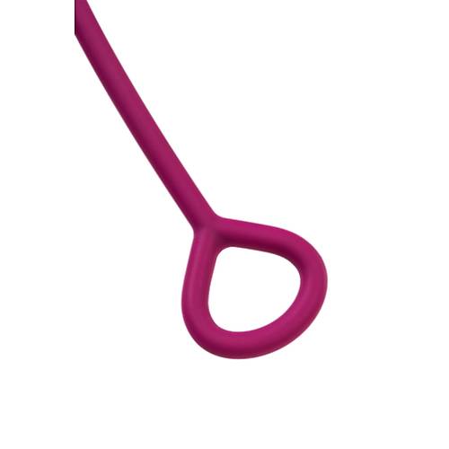 Vaginal balls L'Eroina Moussy, silicone, burgundy, 17 cm