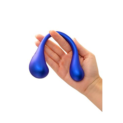 LEroina APP Etern ok Fonksiyonlu Uygulama ve Kumanda Kontroll Silikon Vibratr  Mavi, 23 cm