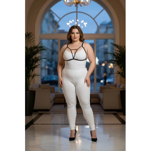 B�y�k Beden Siyah Kad�n Lastik Harness Ayarlanabilir Fantezi Aksesuar� - APFT104
