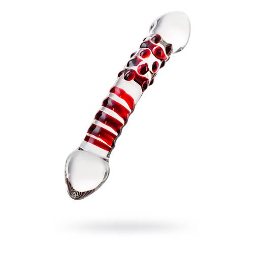 Sexus Glass ift Tarafl Cam Dildo , effaf, 21 cm