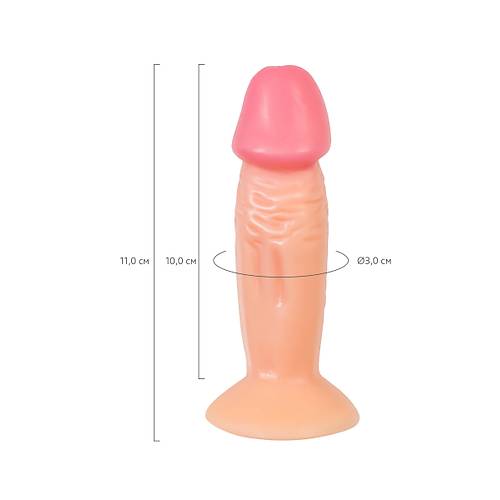 RealStick plak Vere, PVC, et, 11 cm Gereki yapay penis