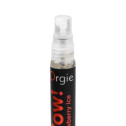 Orgie WOW Strawberry Ice � �ilek & Buz Aromal� Oral Seks Spreyi 10 ml