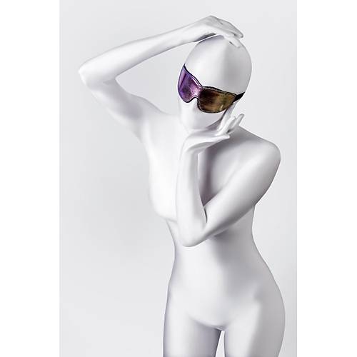 Anonymo BDSM Maske #0201, PVC, baskl, 27,5 cm