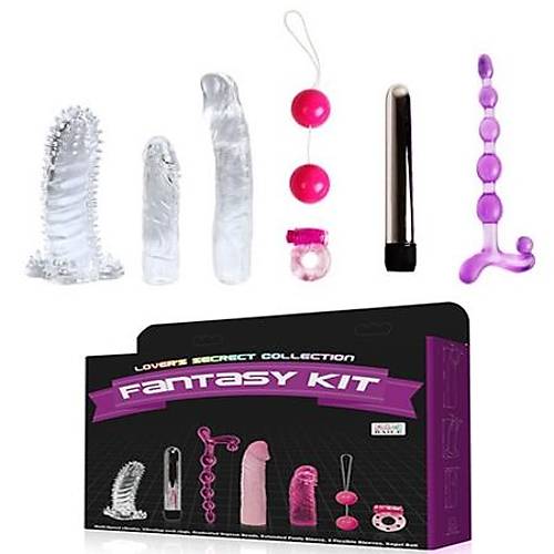 Fantasy Kit 7 Paral Ultra Lks Ak Seti Vibratr Set