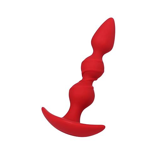 ToDo by RED Trio anal klf, silikon, krmz, 16 cm,  3,3 cm