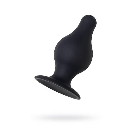 Erotist Spade Anal Plug, S, Silekspan, siyah, 8 cm