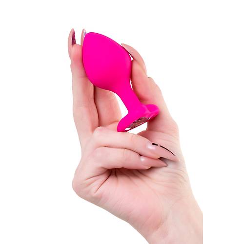 ToDo by RED Diamond Heart Anal Plug, silikon, pembe, 8 cm,  3 cm