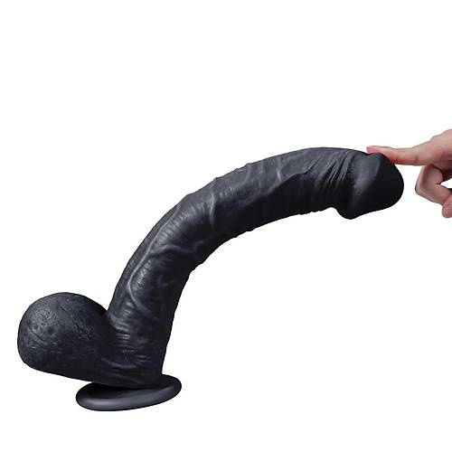 33 Cm Zenci Dev Gerekci Dildo Penis