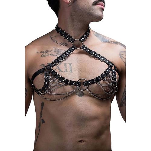 Erkek Zincirli G���s Harness - APFTM190