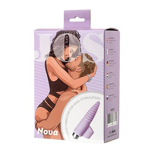 JOS NOVA'NIN Parmak Ucu Anal Plug  , silikon, pembe, 9 cm