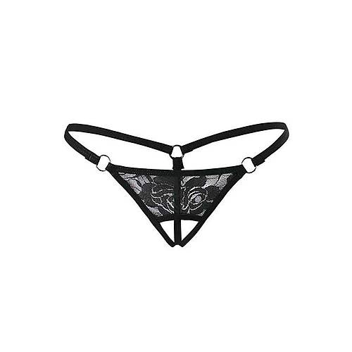 Amor Siyah Dantelli zel Blgesi Ak G-String TM1167