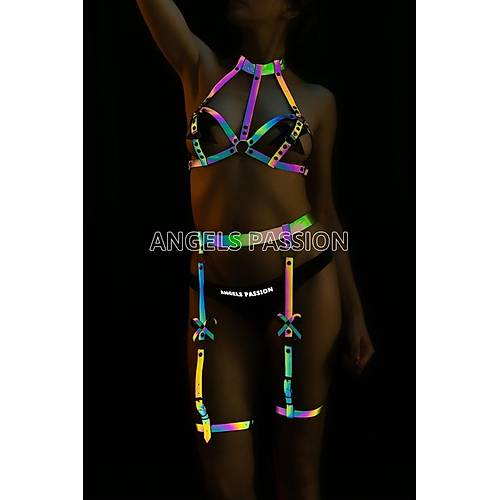 Reflektrl zel Tasarm Seksi Harness Jartiyer Takm