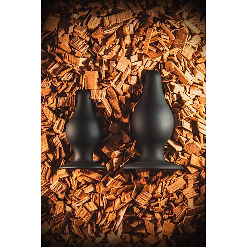 Erotist Spade Anal Plug, S, Silekspan, siyah, 8 cm