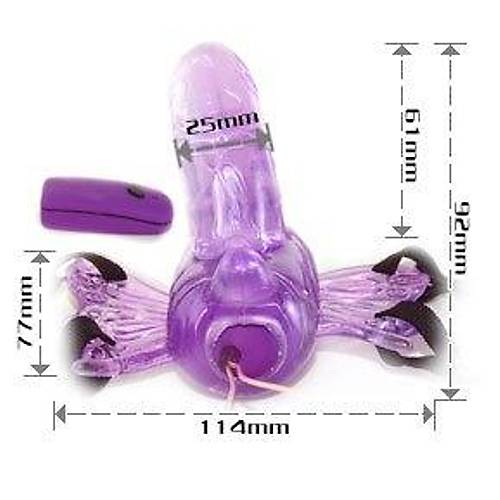 10Titreimli Anal Vajinal Vibratr Belden Balamal Dildo Strapon