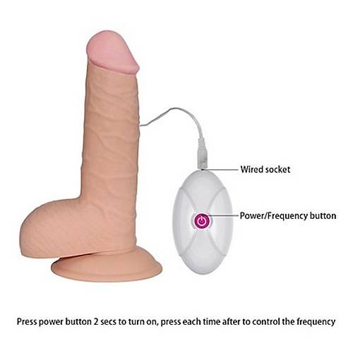 LOVETOY UR3 Yeni Nesil Titreimli 19 cm Realistik Vibratr Dildo